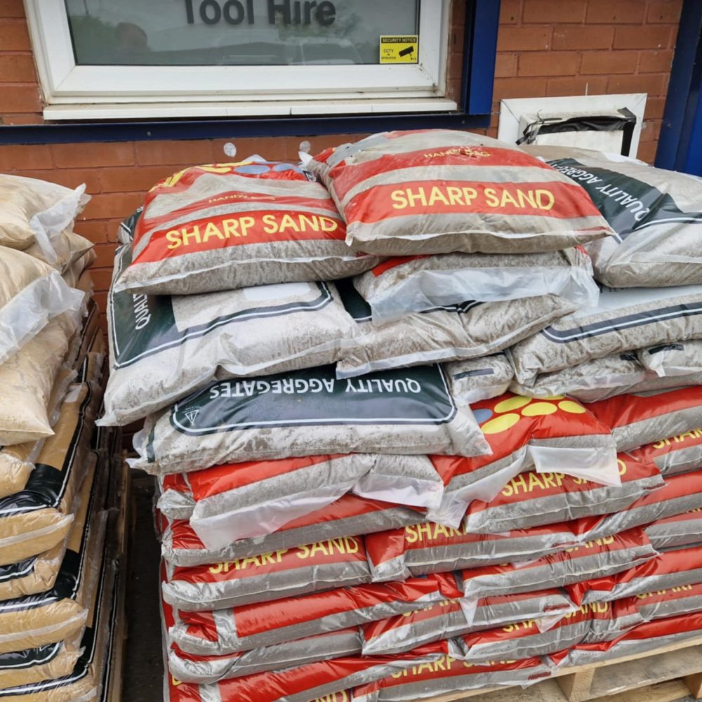 sharp sand 25kg bags